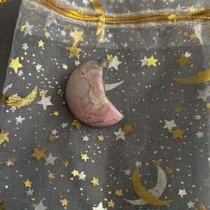 Rhodonite moon stone